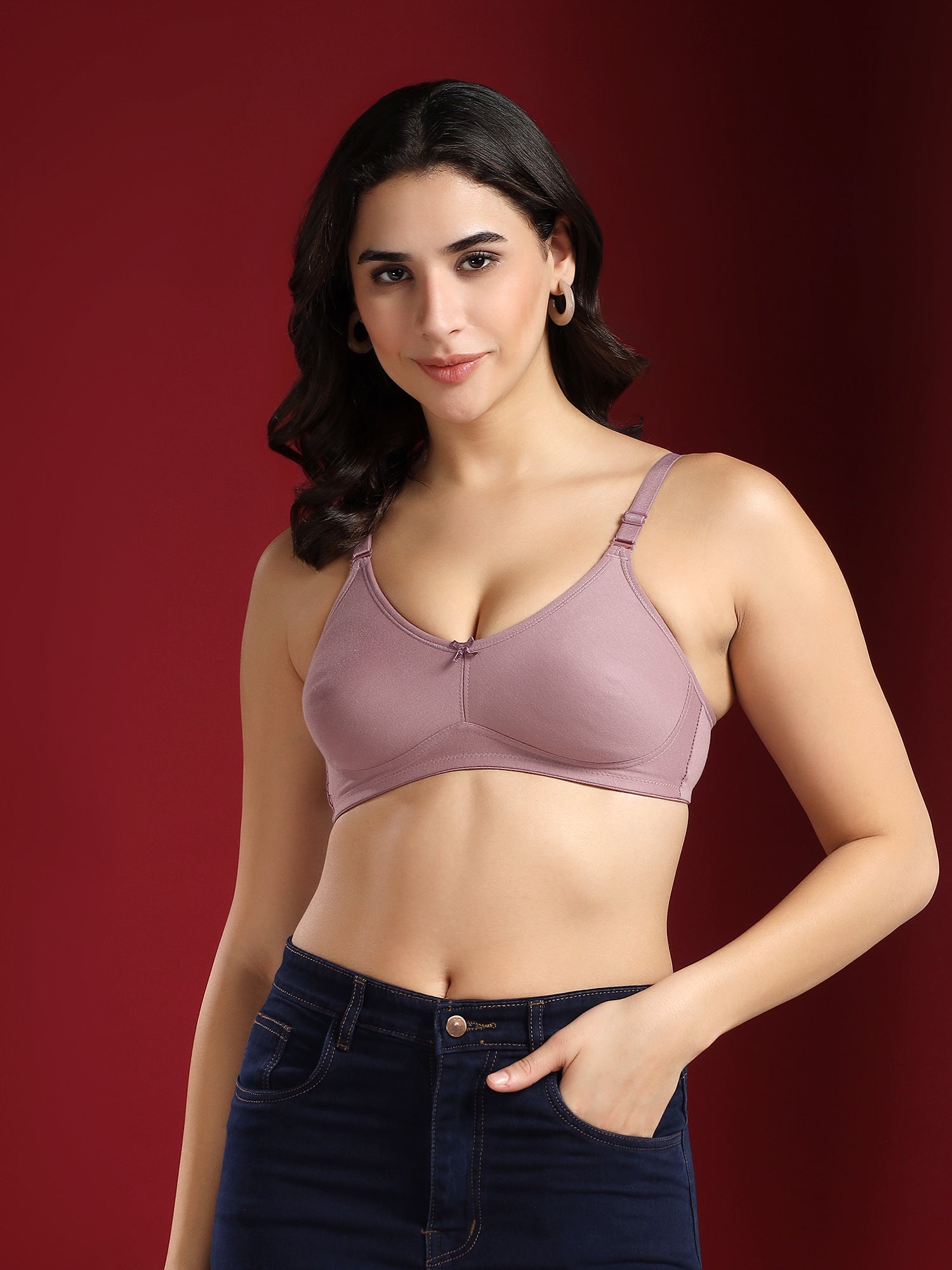 Beyongerie -Erode Ease MOCHA BROWN- Non padded wireless bra