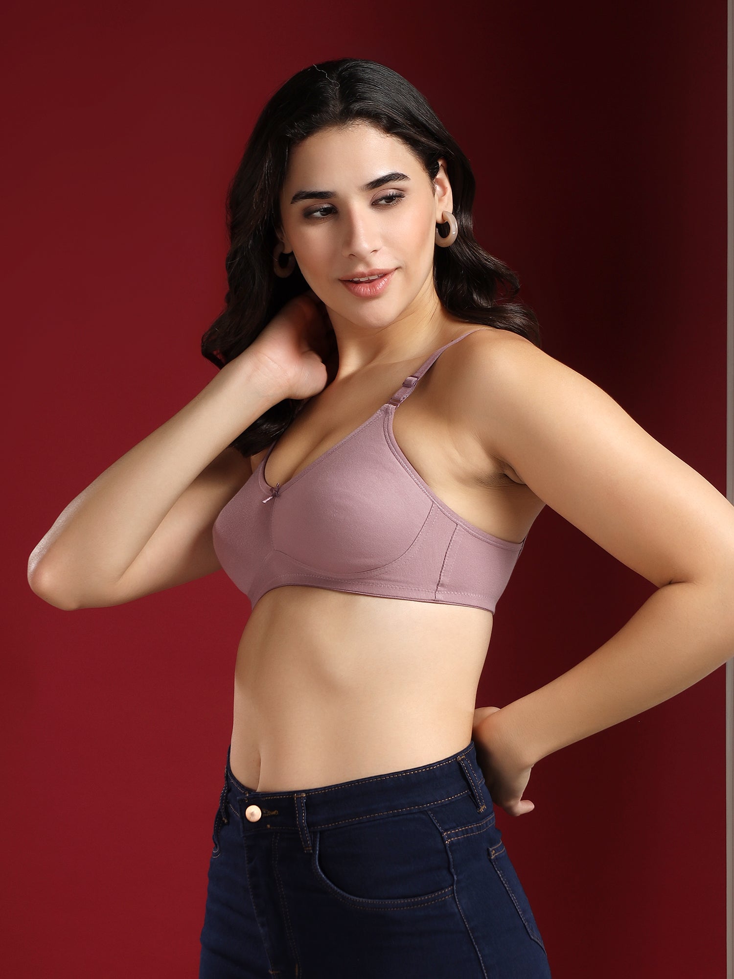 Beyongerie  MAUVE MIST -Erode Ease - Non padded wireless bra