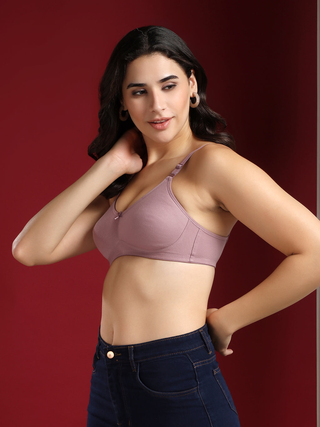 Beyongerie  MAUVE MIST -Erode Ease - Non padded wireless bra