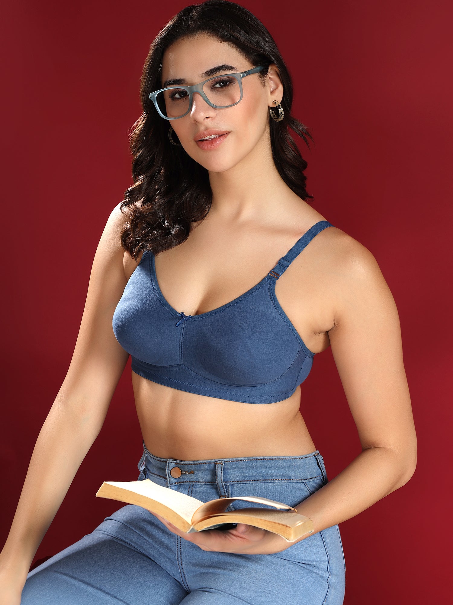 Beyongerie BLUE HAZE -Erode Ease - Non padded wireless bra