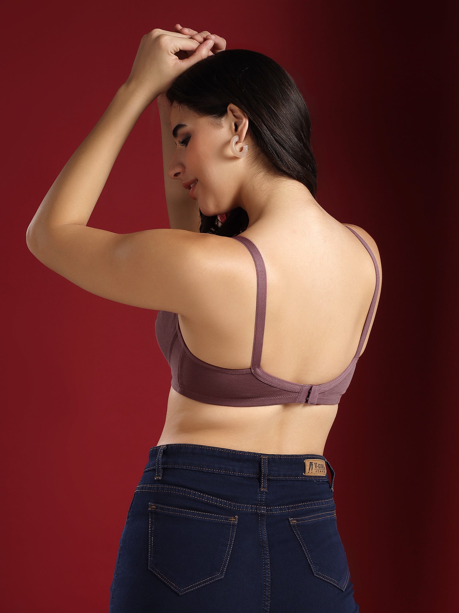 Beyongerie -Erode Ease MULBERRY MAUVE- Non padded wireless bra